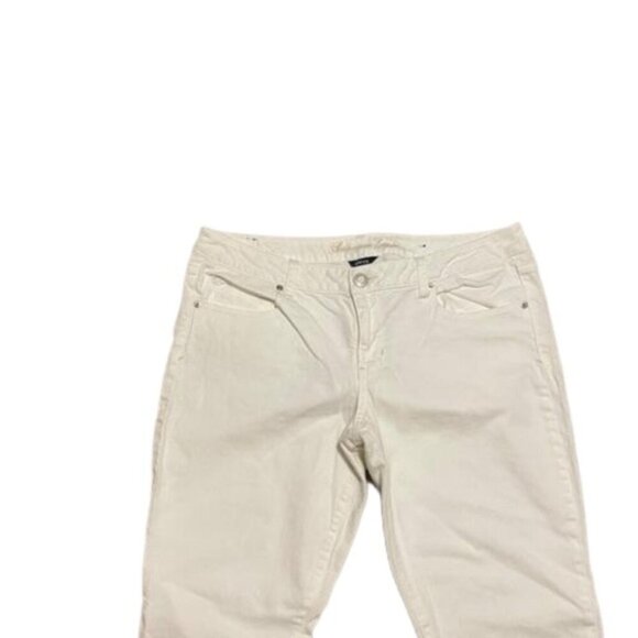 American Eagle White Stretch Pants Size 14 - Picture 5 of 11